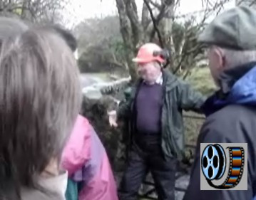 Jimmy Robb - giving health and Safety briefing  