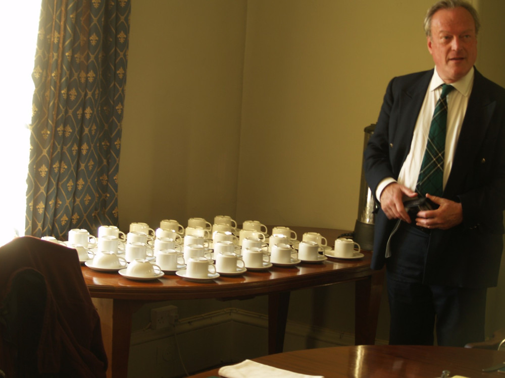 Don't you have 34 matching teacups and saucers???