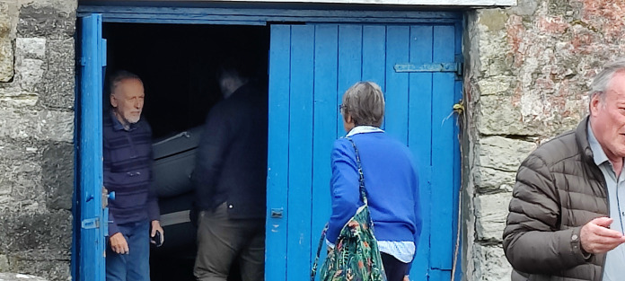 Into the boat house we must go..