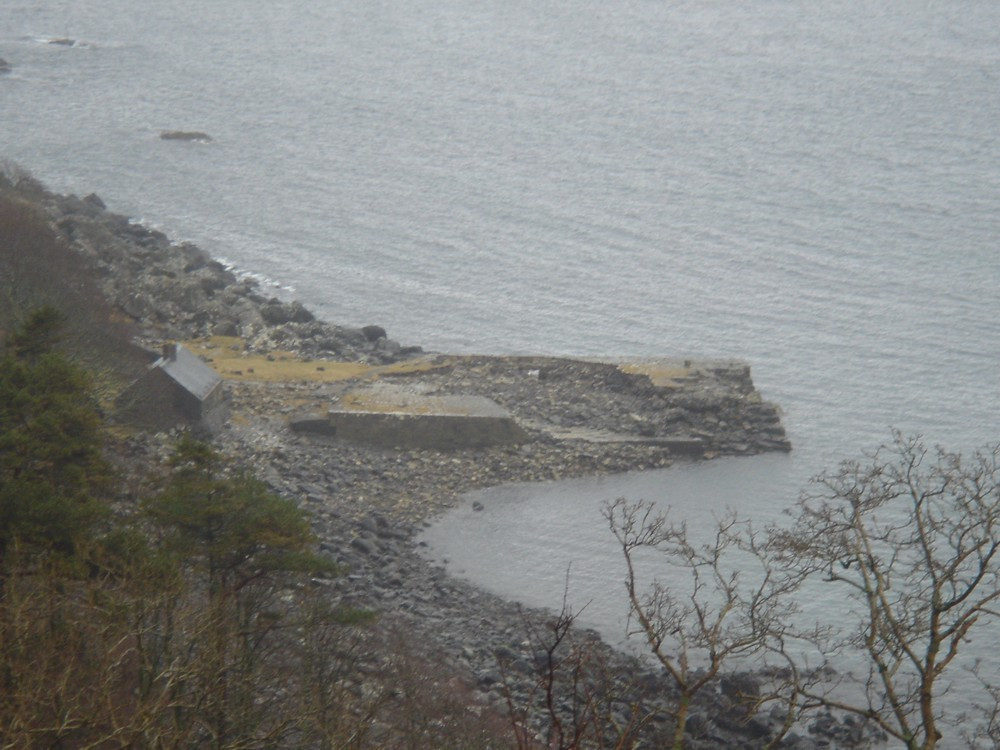 Carsaig Pier isdisapearing 