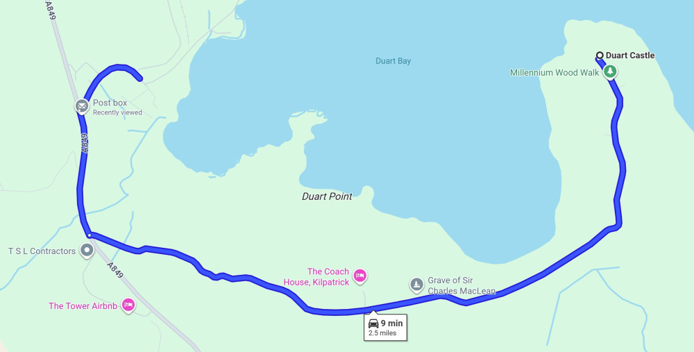 Torosay Castle to Duart