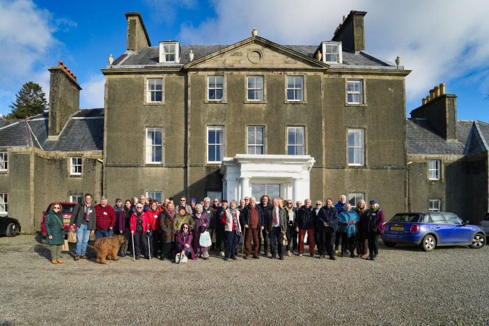 Group photo at Lochbuie House (c) Stuart Robins - plus a few extras